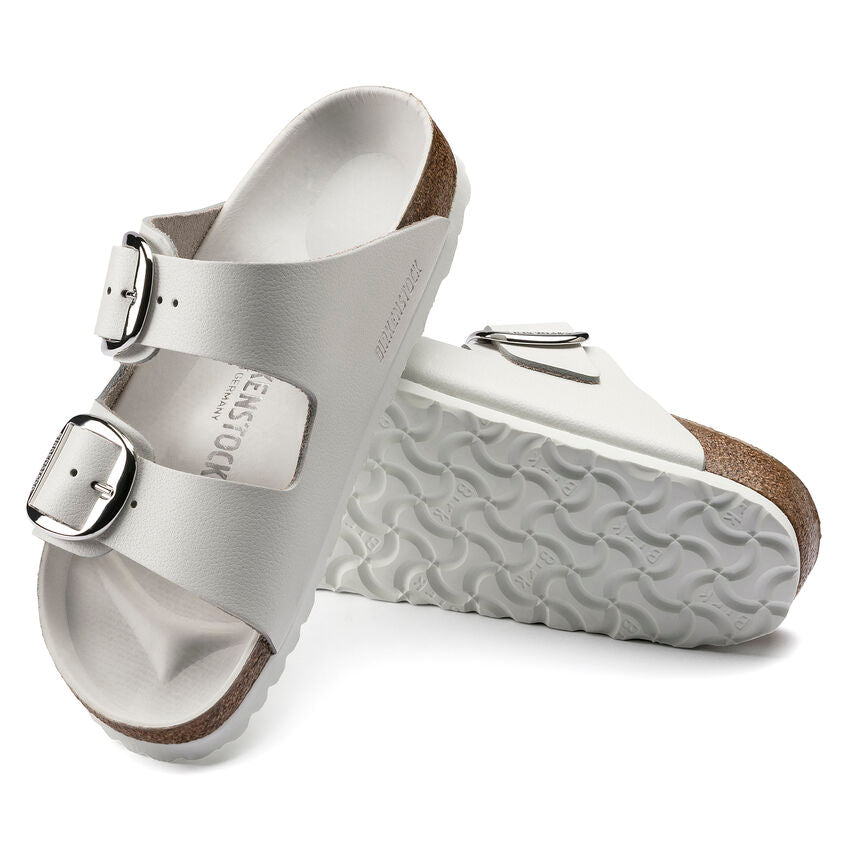 1021583 Birki Arizona Big Buckle Leather White
