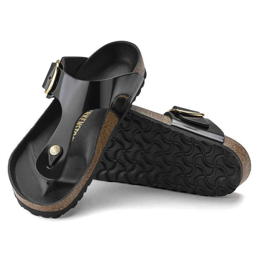 1021467 Gizeh Big Buckle Leather High Shine Black