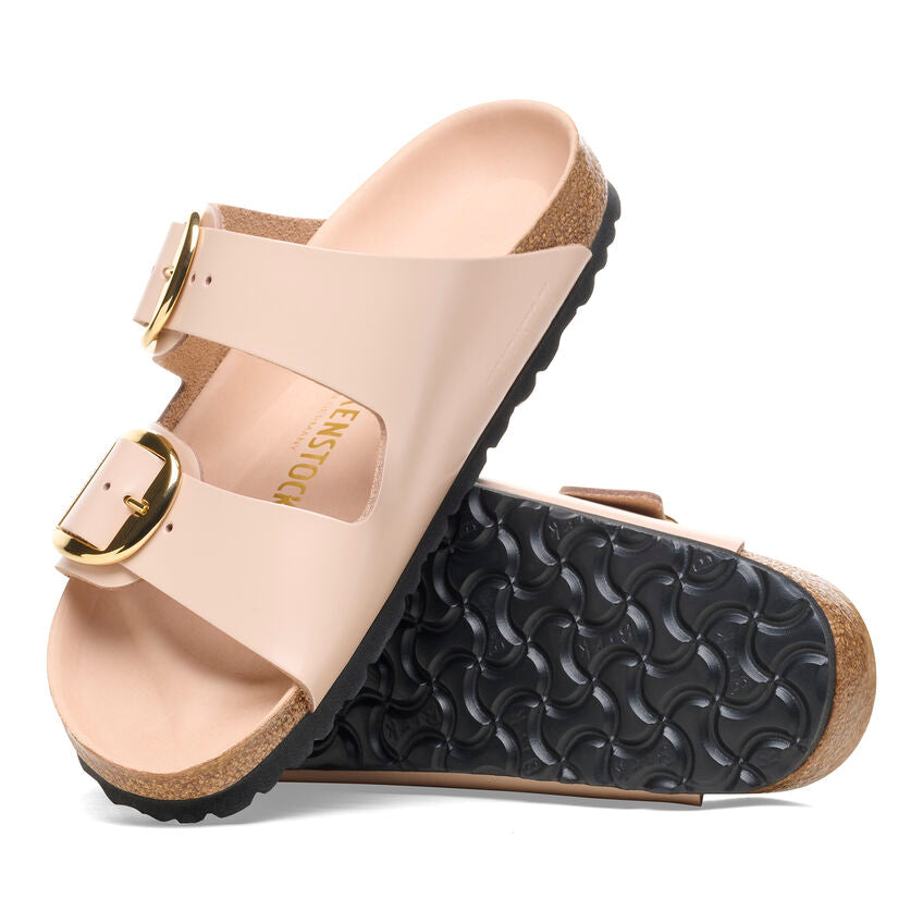 1026553 Birki Arizona Big Buckle High Shine New Beige