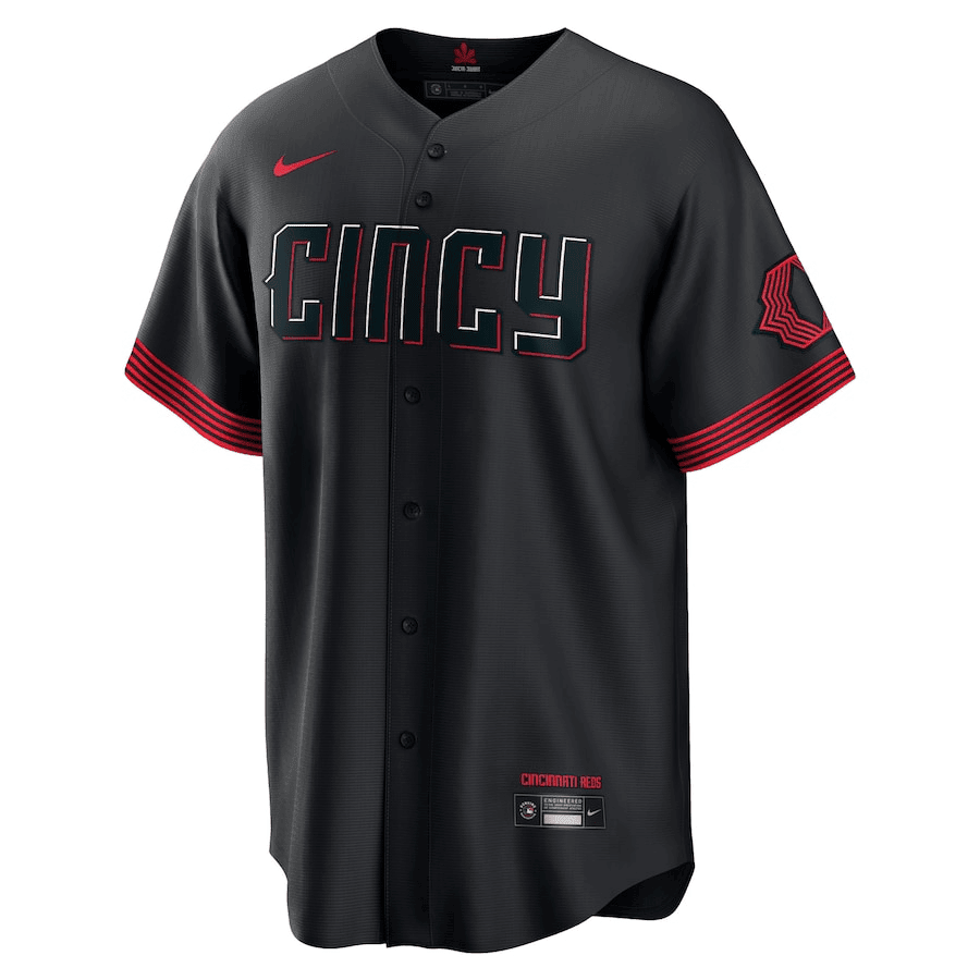 Joe Morgan 8 Cincinnati Reds 2023 City Connect Men Jersey - Black