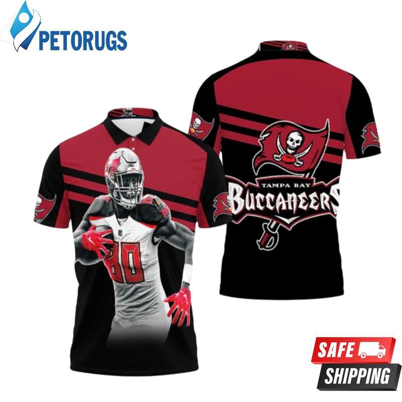 Michael Clayton 80 Tampa Bay Buccaneers Printed Polo Shirt