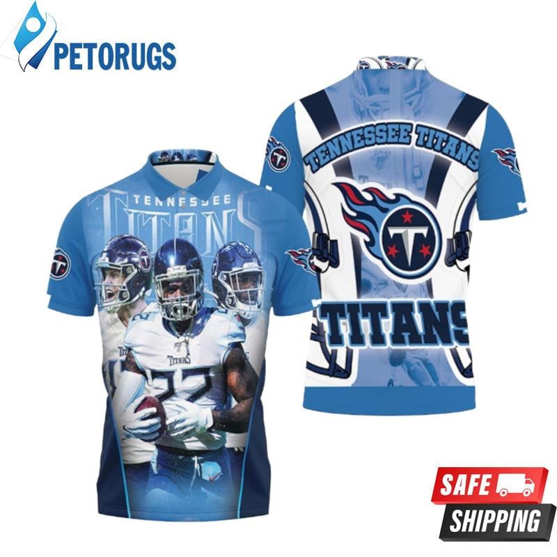 Team Tennessee Titans Afc South Division Champions Super Bowl 2021 Printed Polo Shirt