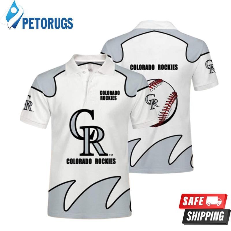 Colorado Rockies Printed Polo Shirt