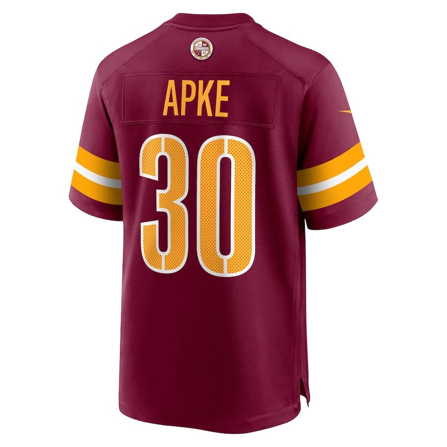 Troy Apke 30 Washington Commanders Men Game Jersey - Burgundy