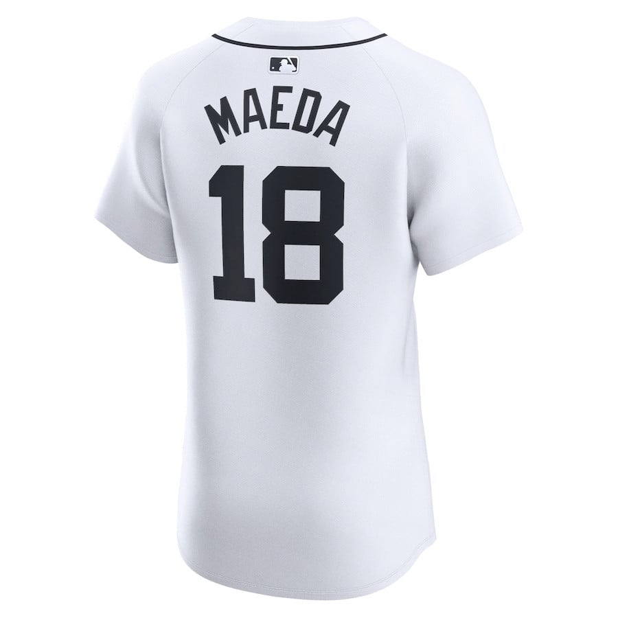 Kenta Maeda 18 Detroit Tigers Home Elite Player Men Jersey - White
