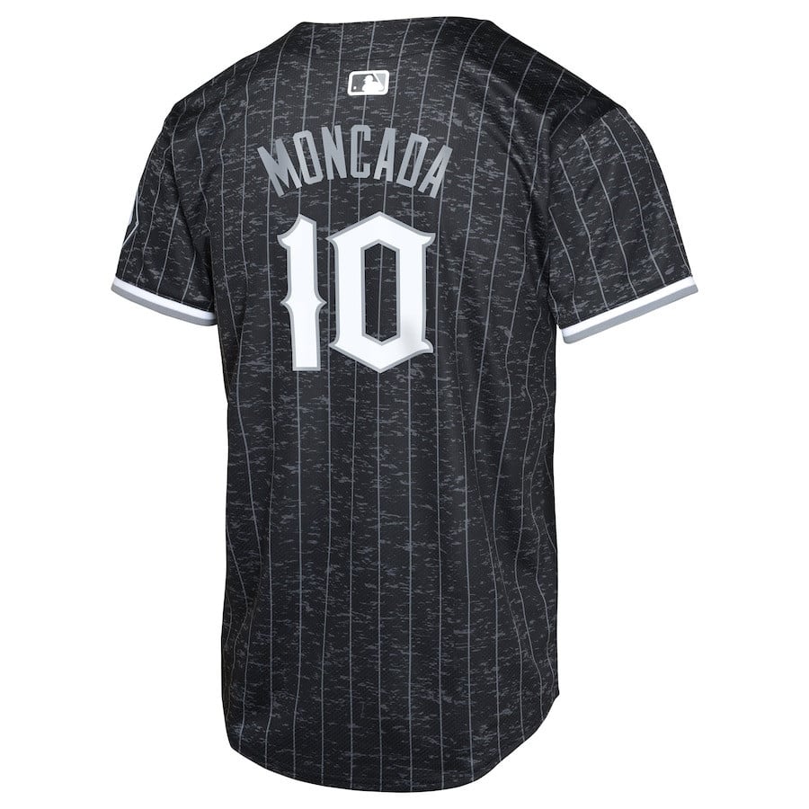 Yoan Moncada 10 Chicago White Sox City Connect Limited YOUTH Jersey - Black