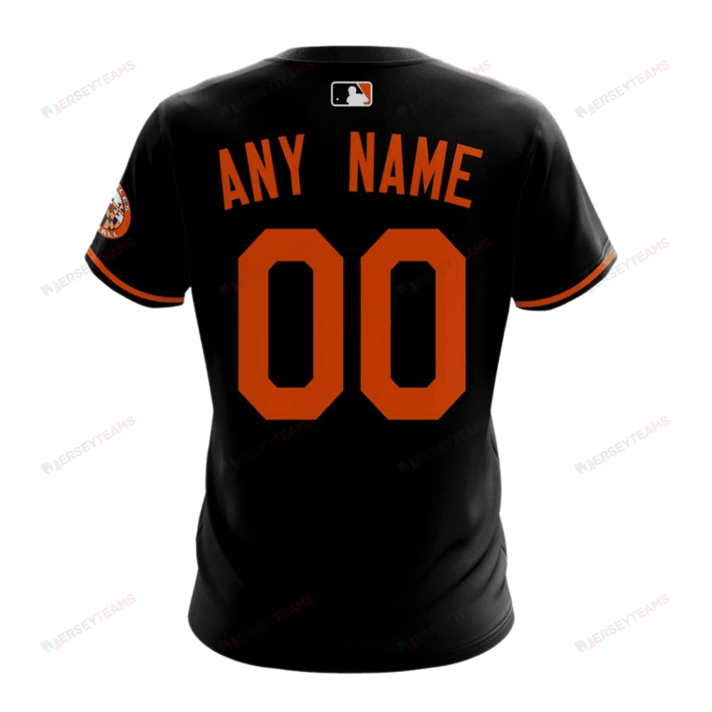 Baltimore Orioles 2024/25 Alternate Kits Custom AOP T-Shirt - Black