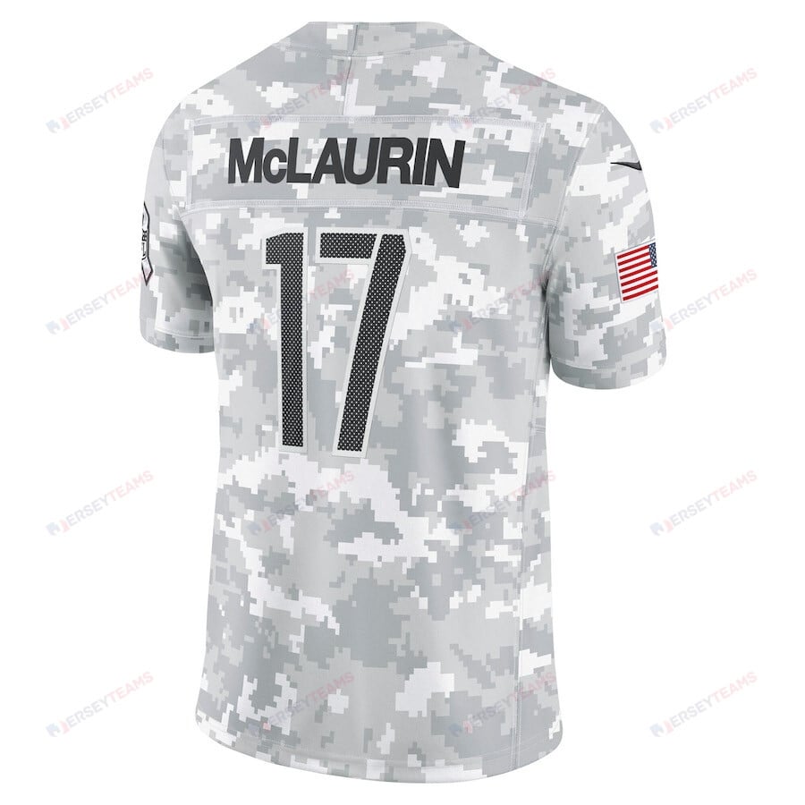 Terry McLaurin 17 Washington Commanders 2024 Salute to Service Limited Men Jersey - Arctic Camo