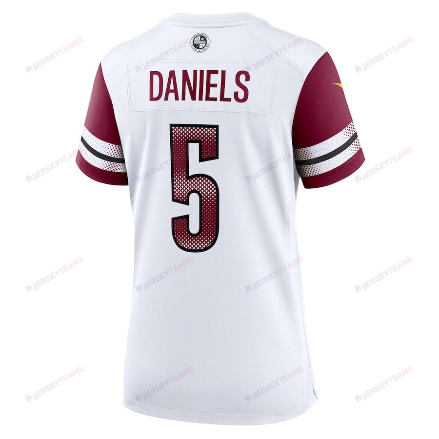 Jayden Daniels 5 Washington Commanders Women's Game Jersey - White