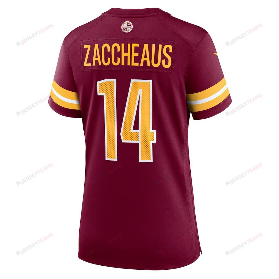 Olamide Zaccheaus 14 Washington Commanders Women's Game Jersey - Burgundy