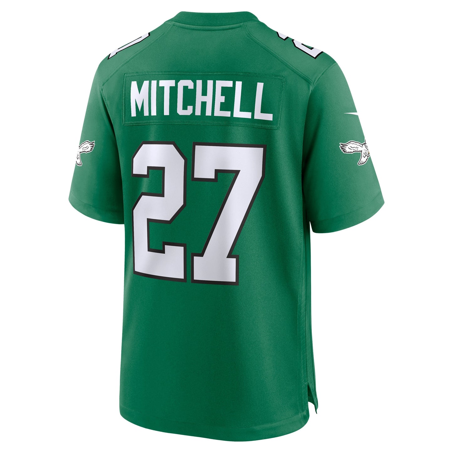 Quinyon Mitchell 27 Philadelphia Eagles Alternate Game Men Jersey - Kelly Green