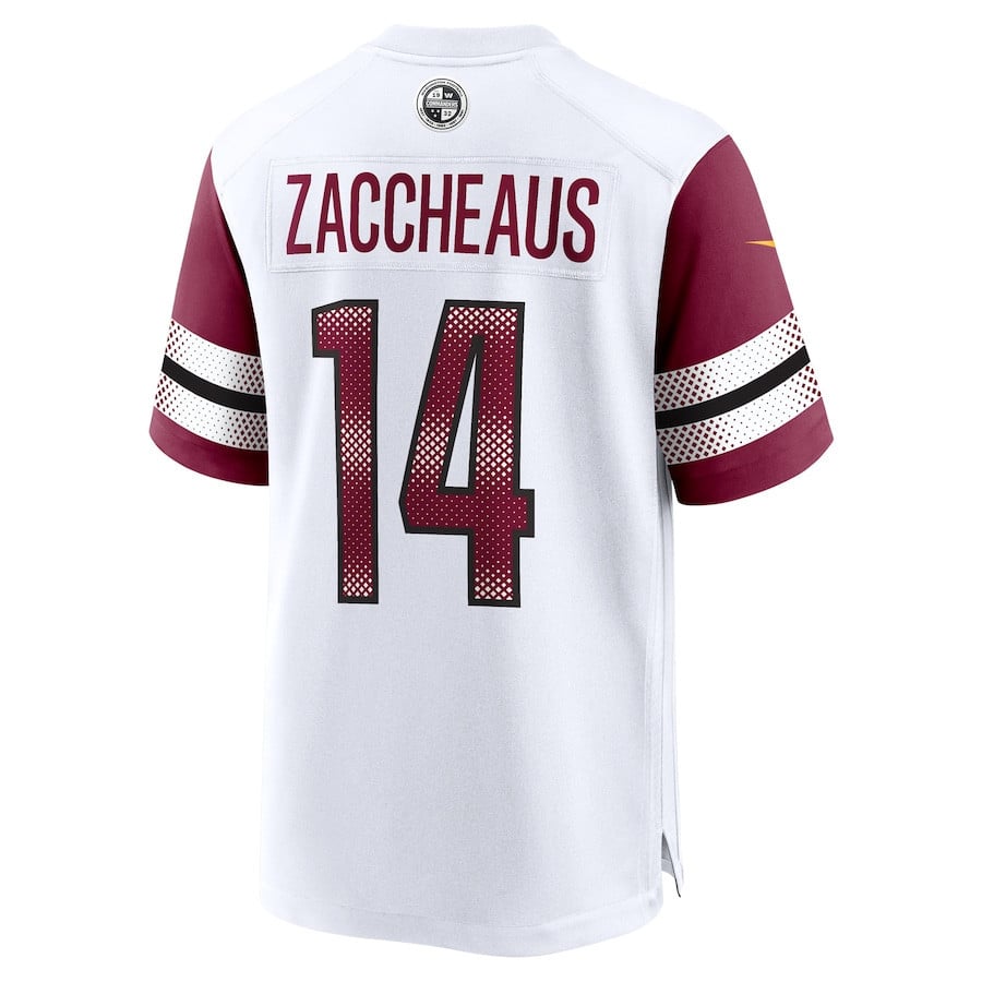 Olamide Zaccheaus 14 Washington Commanders Game Men Jersey - White