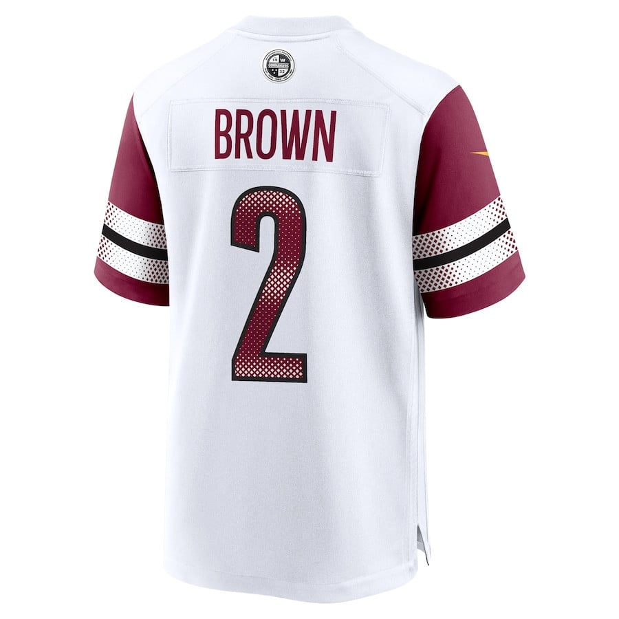 Dyami Brown 2 Washington Commanders Game Men Jersey - White