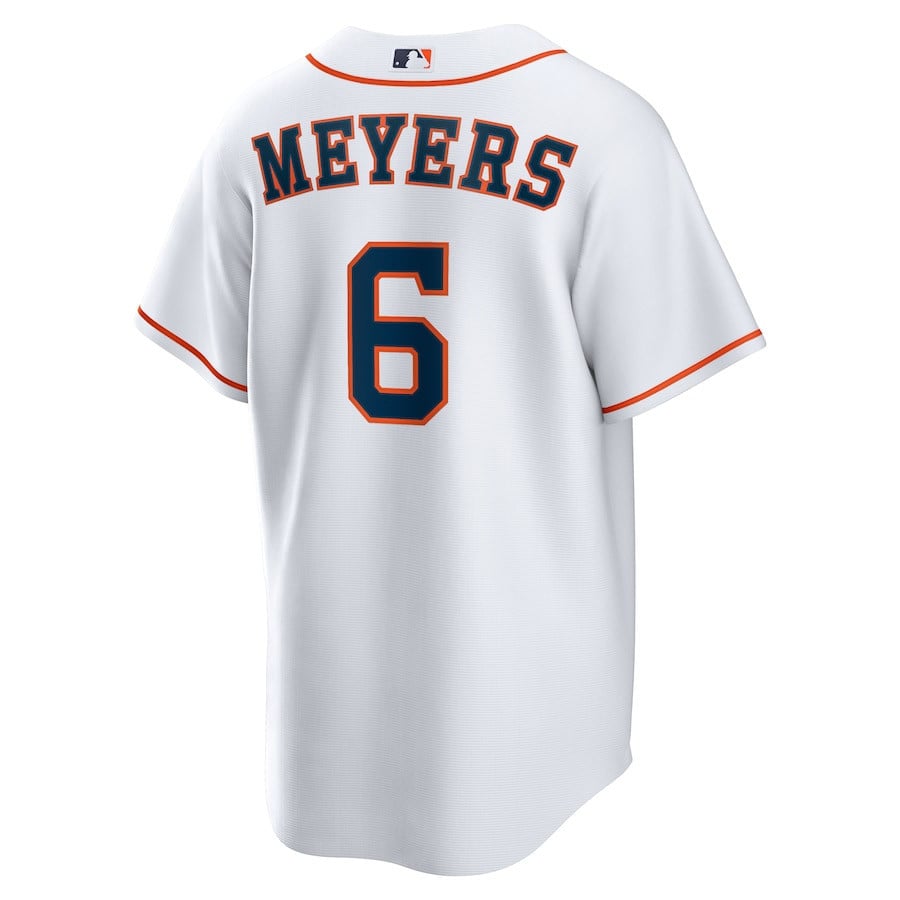 Jake Meyers 6 Houston Astros Home Men Jersey - White