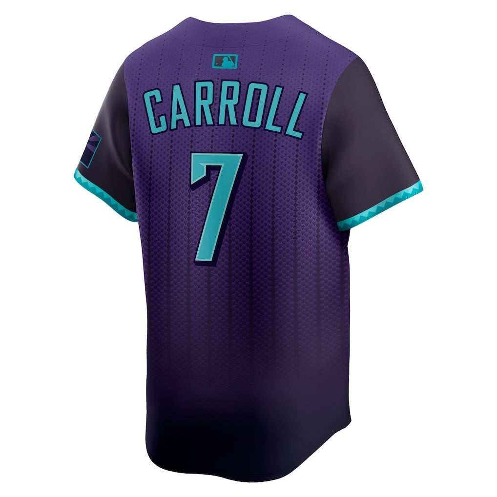 Corbin Carroll 7 Arizona Diamondbacks 2025 City Connect Limited Men Jersey - Purple