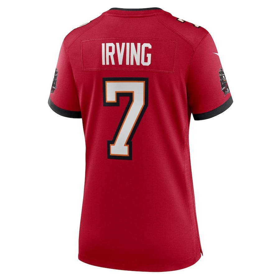 Bucky Irving 7 Tampa Bay Buccaneers Women's 50th Anniversary Game Jersey - Red