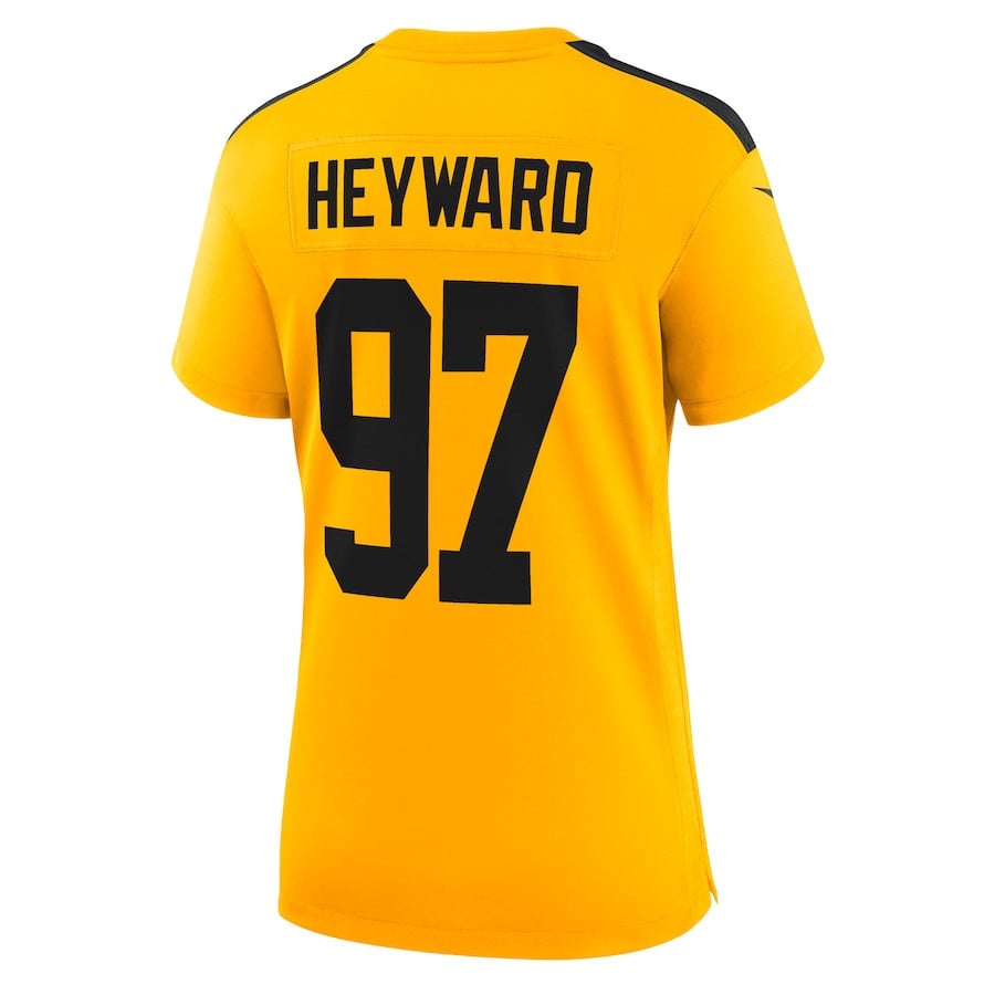 Cameron Heyward 97 Pittsburgh Steelers Women's Alternate 1933 Throwback Game Jersey - Gold