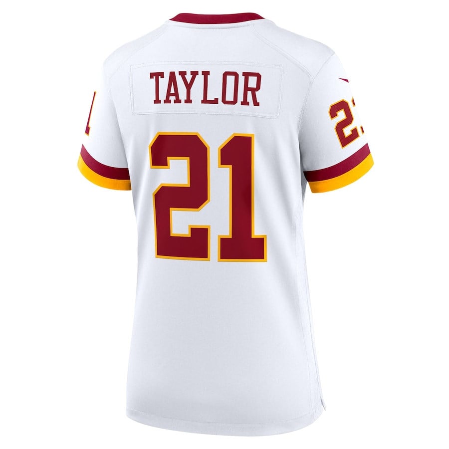 Sean Taylor 21 Washington Commanders Women's Game Super Bowl Era Jersey - White