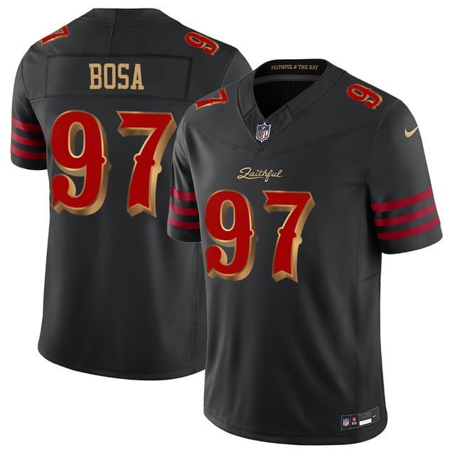 Nick Bosa 97 San Francisco 49ers Vapor F.U.S.E. Limited Rivalry Series Men Jersey - Black