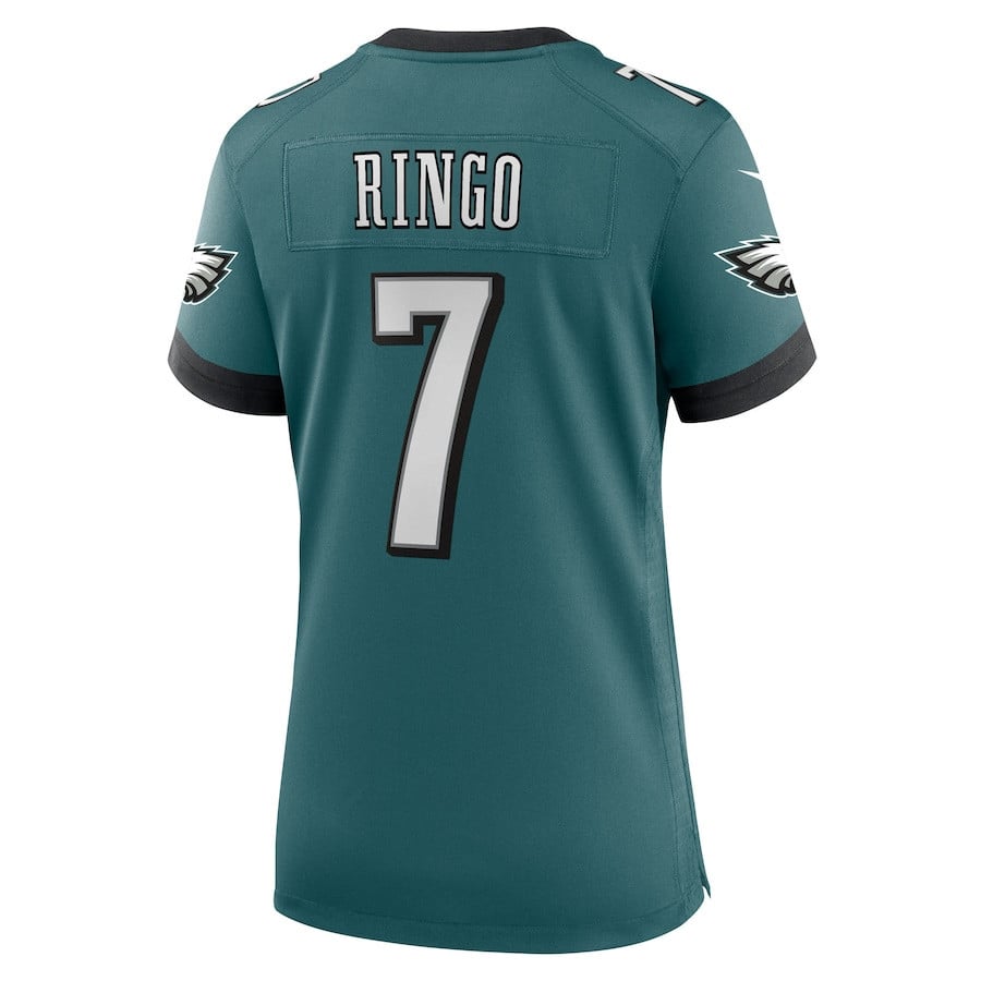 Kelee Ringo 7 Philadelphia Eagles Women's Team Game Jersey - Midnight Green