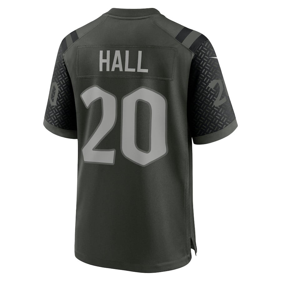 Breece Hall 20 Gardner New York Jets 2025 Rivalries Collection Game Men Jersey - Gotham Green