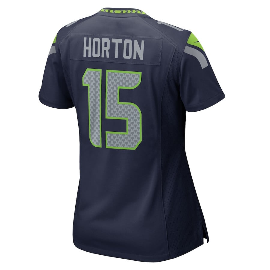 Tory Horton 15 Seattle Seahawks Women's Team Game Jersey - College Navy
