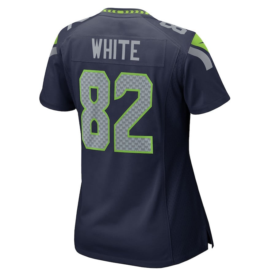 Cody White 82 Seattle Seahawks Women's Team Game Jersey - College Navy