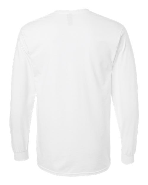 Seattle Seahawks Long Sleeve T-Shirt – Script Logo Print – White
