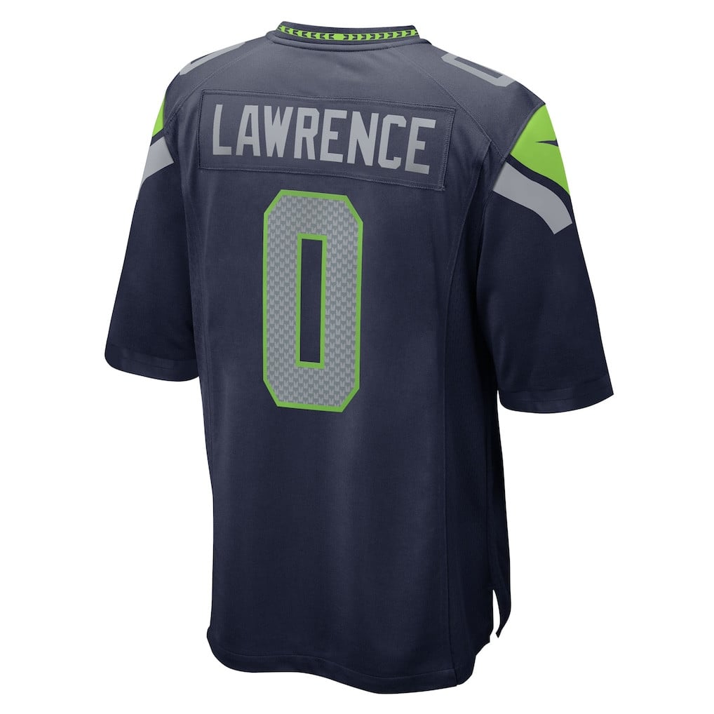 DeMarcus Lawrence 0 Seattle Seahawks 2026 Super Bowl LX Game Jersey - College Navy