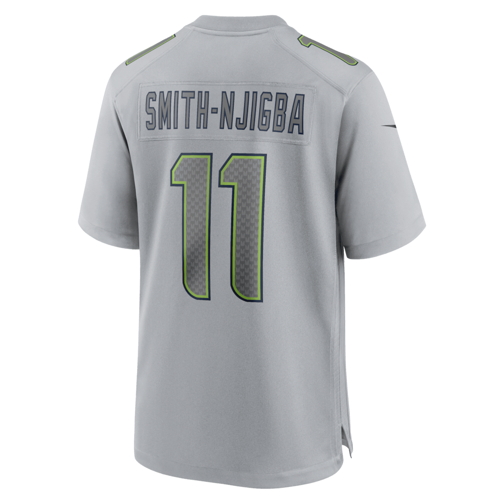 Jaxon Smith-Njigba 11 Seattle Seahawks 2026 Super Bowl LX - Gray Atmosphere Fashion Game Jersey