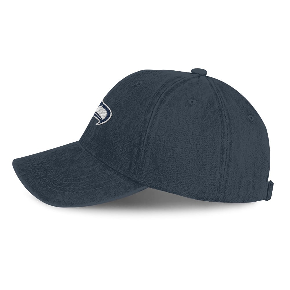 Seattle Seahawks 25/26 Washed Cotton Cap – Logo Iconic Printed Graphic - Navy