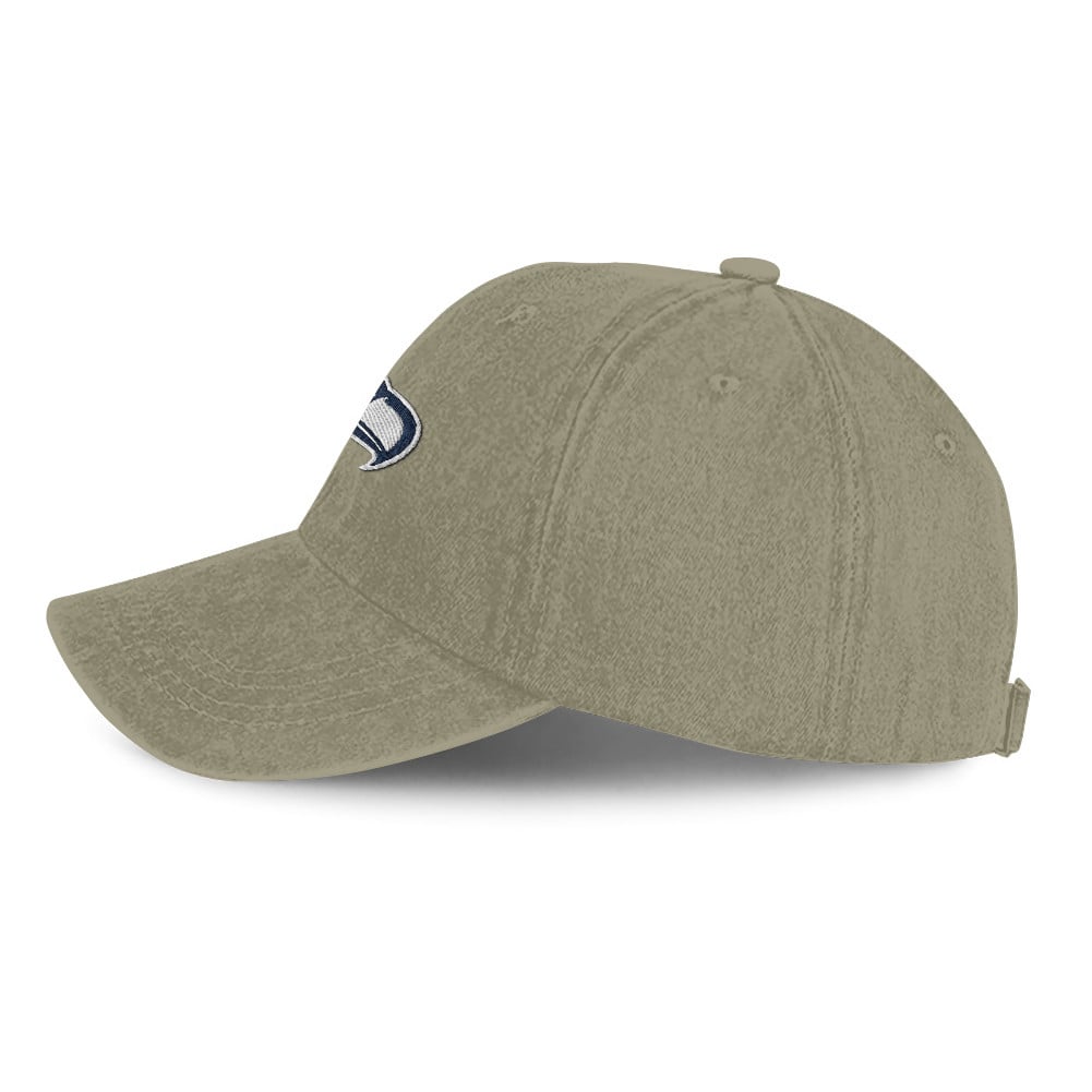 Seattle Seahawks 25/26 Washed Cotton Cap – Logo Iconic Printed Graphic - Olive Khaki