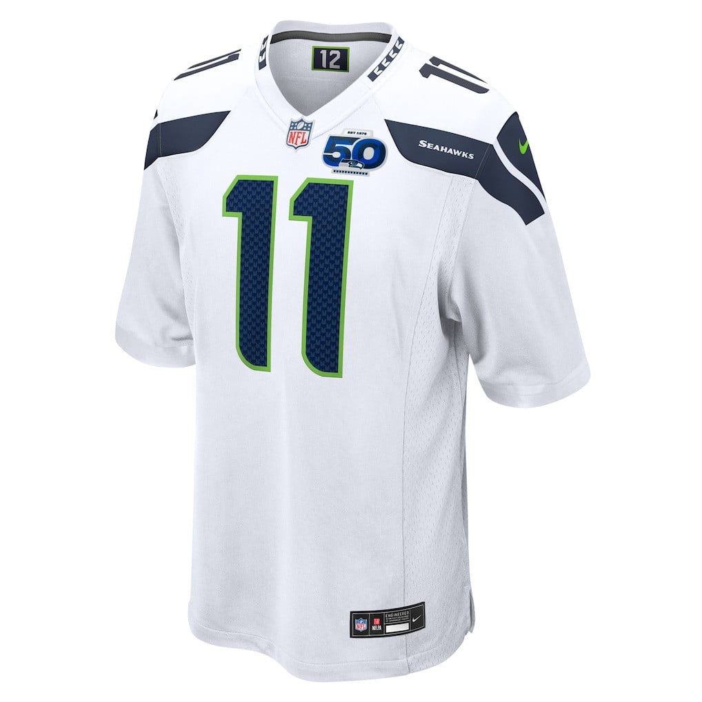 Jaxon Smith-Njigba 11 Seattle Seahawks 2026 Super Bowl LX - White Game Jersey