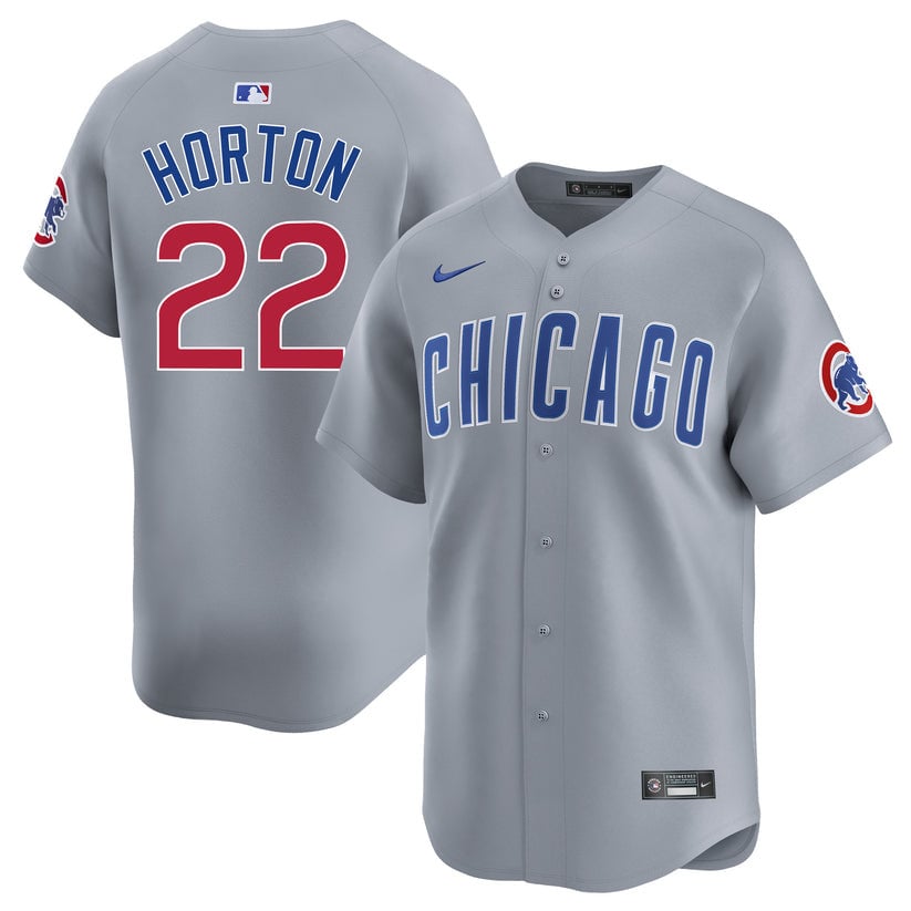 Cade Horton 22 Chicago Cubs Away Men Jersey - Gray