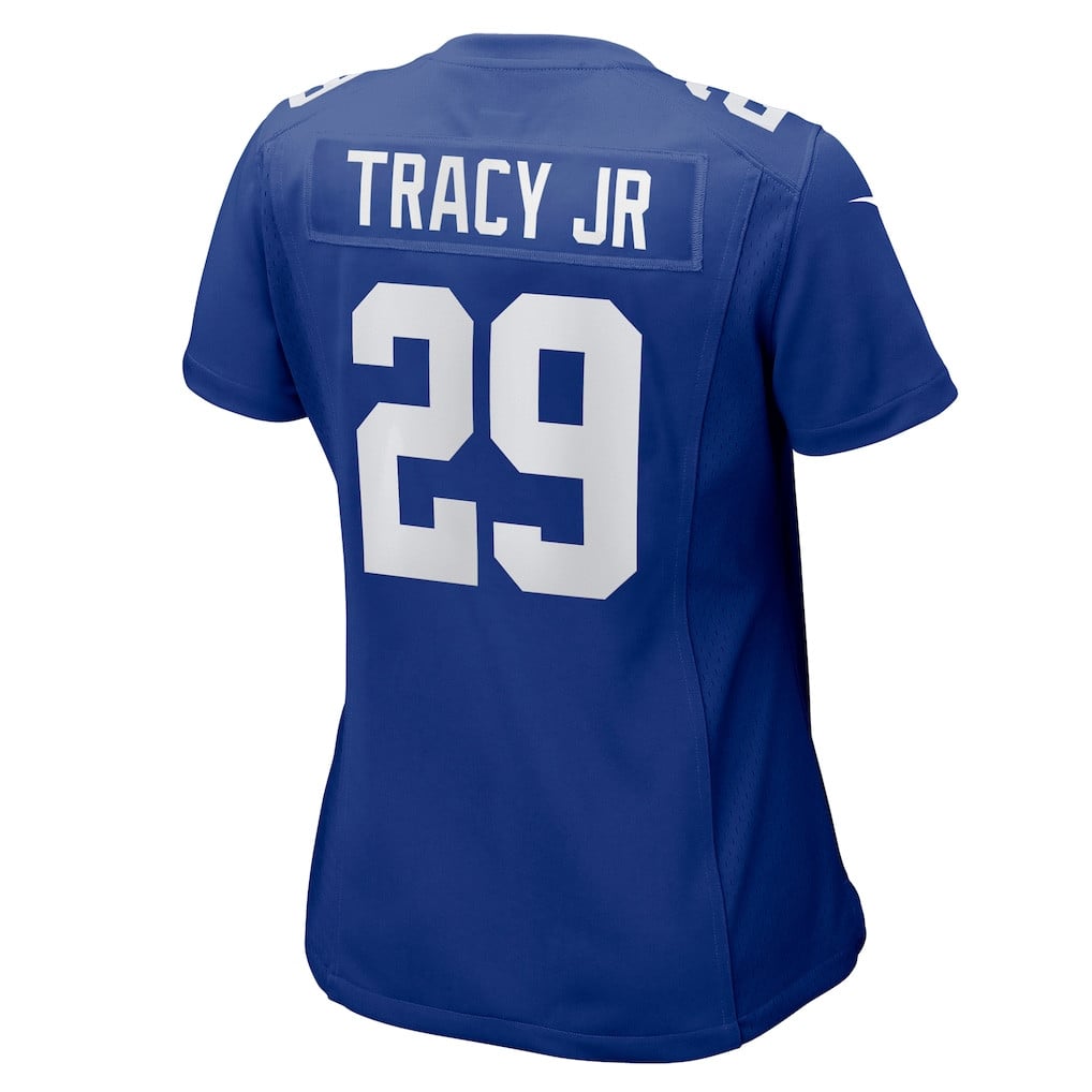 Tyrone Tracy Jr. 29 New York Giants Women's Game Jersey - Royal