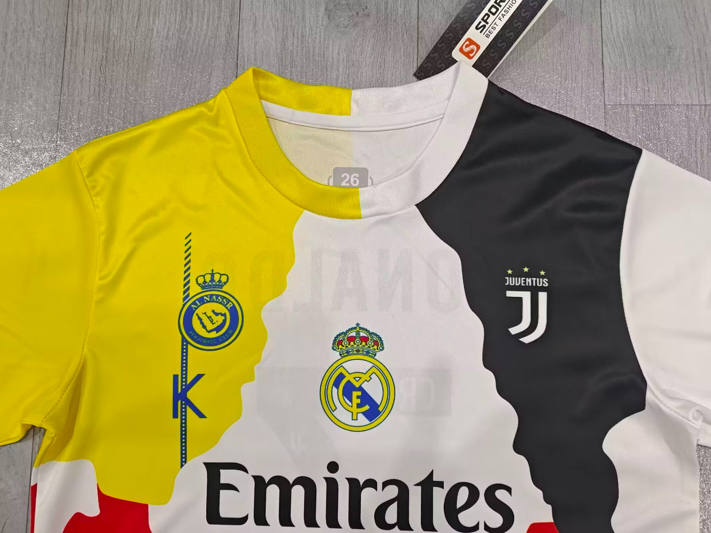 KIDS Cristiano Ronaldo Career Tribute Kit (Jersey & Shorts Set)