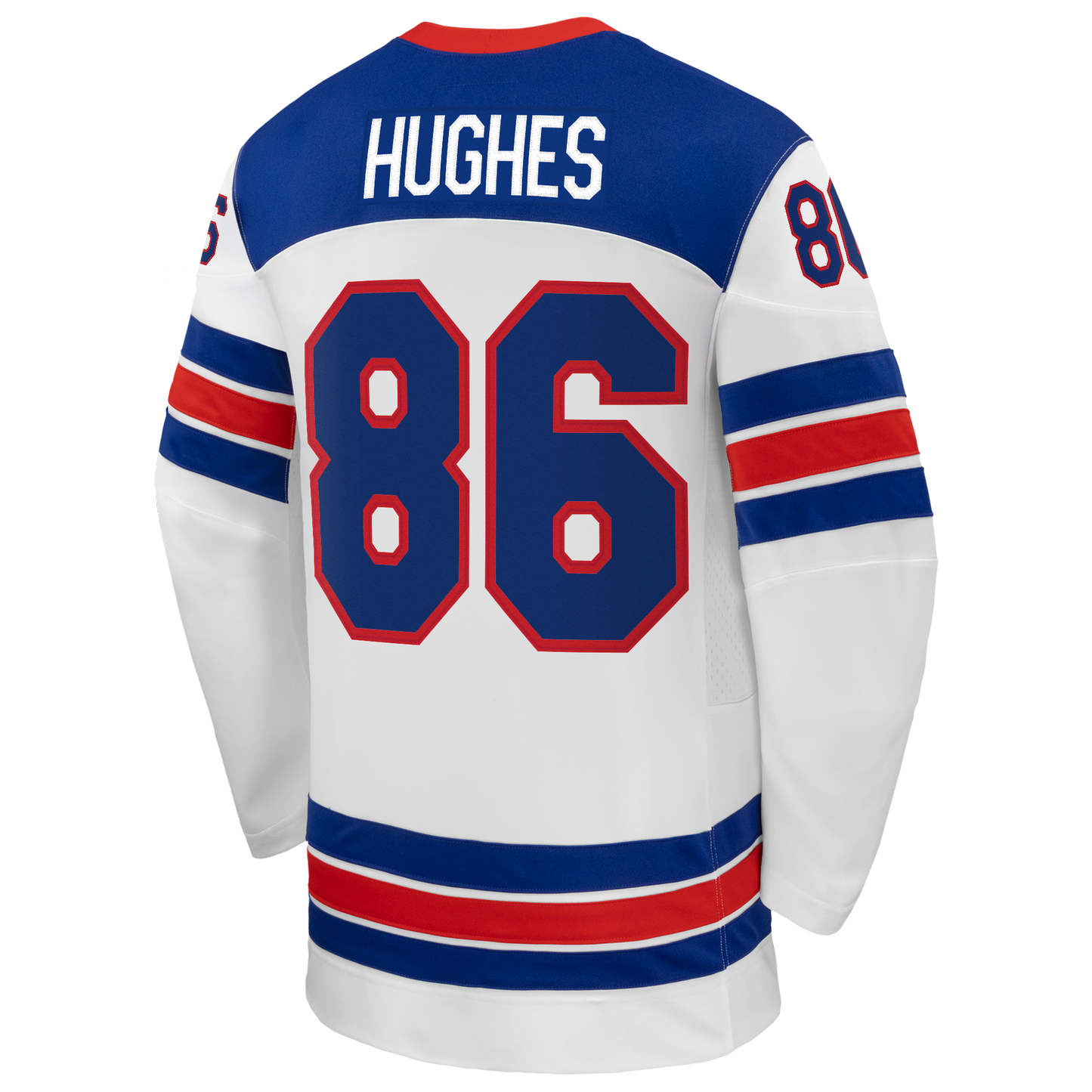 Jack Hughes Nike US Hockey 2026 Away Replica Jersey - White