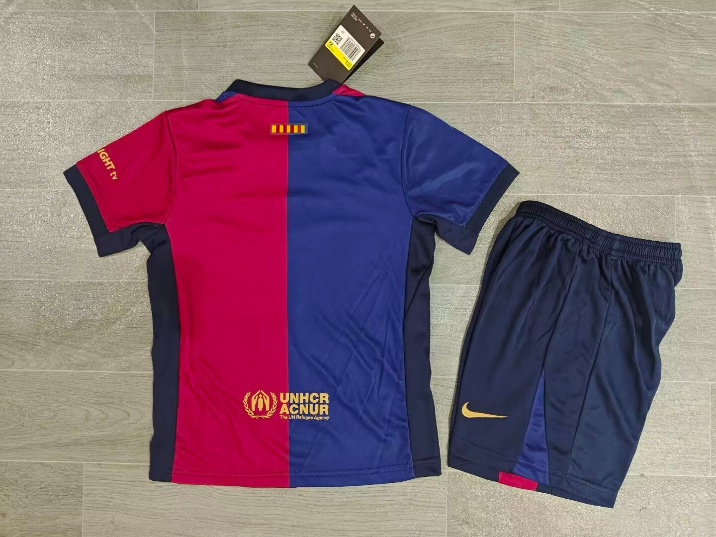 KIDS FC Barcelona Home Kit (Jersey & Shorts Set)
