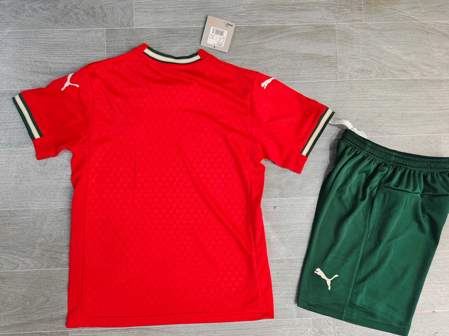 KIDS Portugal National Team Home Kit (Jersey & Shorts Set)
