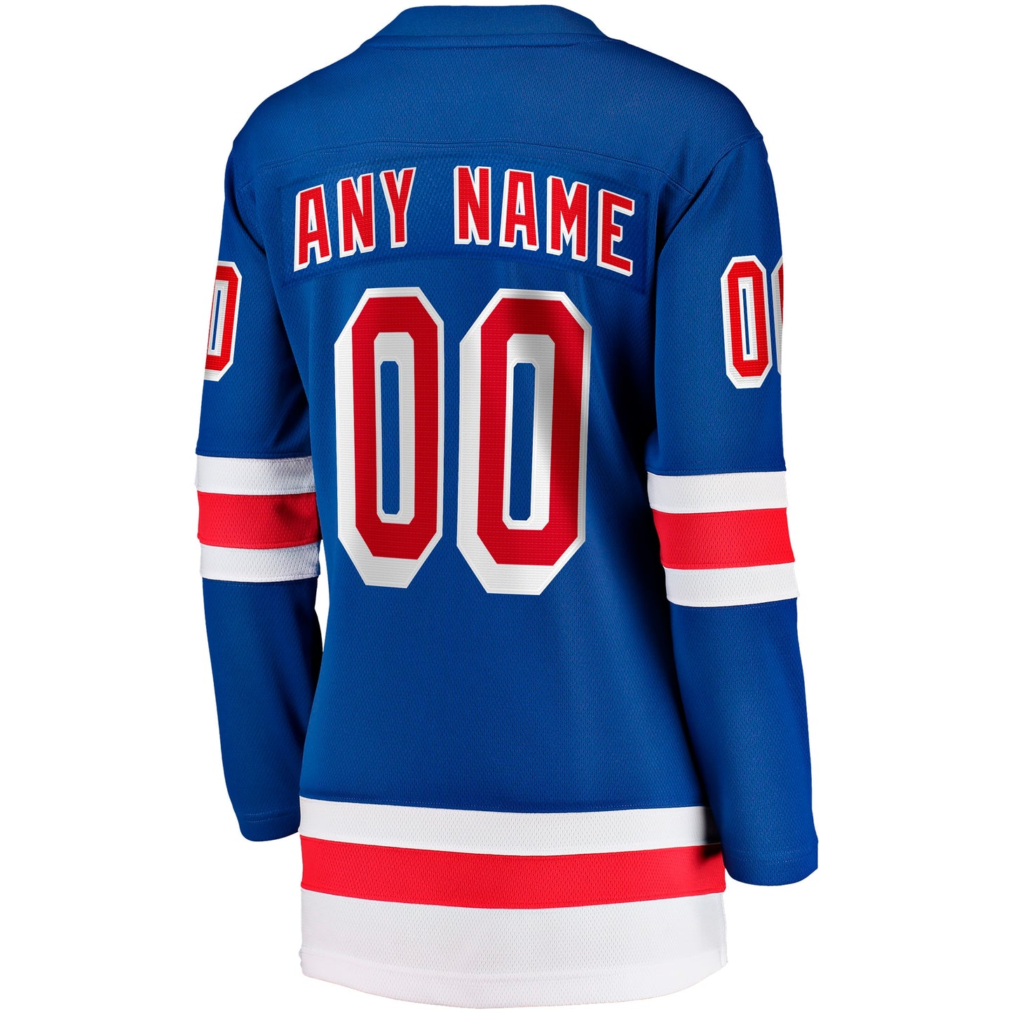 New York Rangers Fanatics Women's Home Breakaway Custom Jersey - Blue