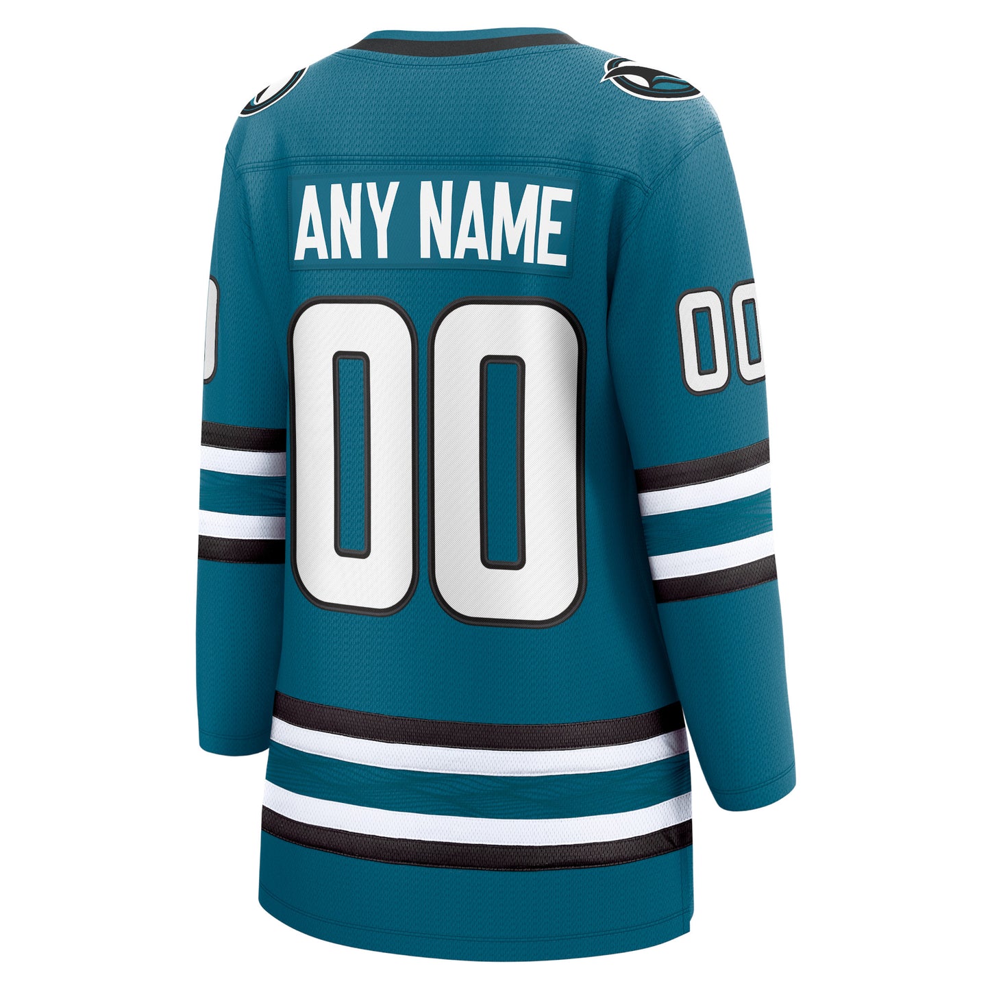 San Jose Sharks Fanatics Women's Home Breakaway Custom Jersey - Teal
