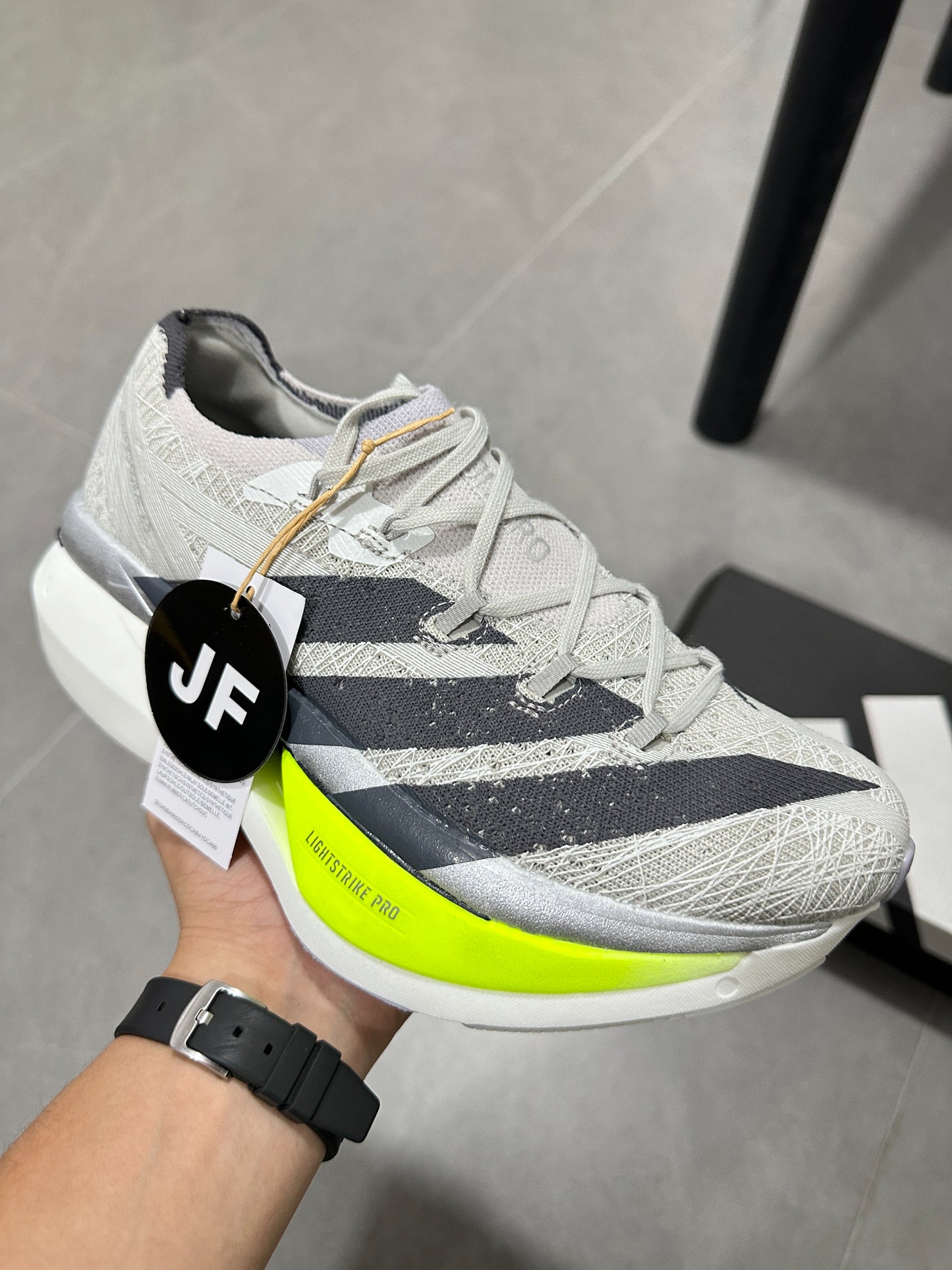 Adidas Adizero Prime X3 Strung Shoes Gray