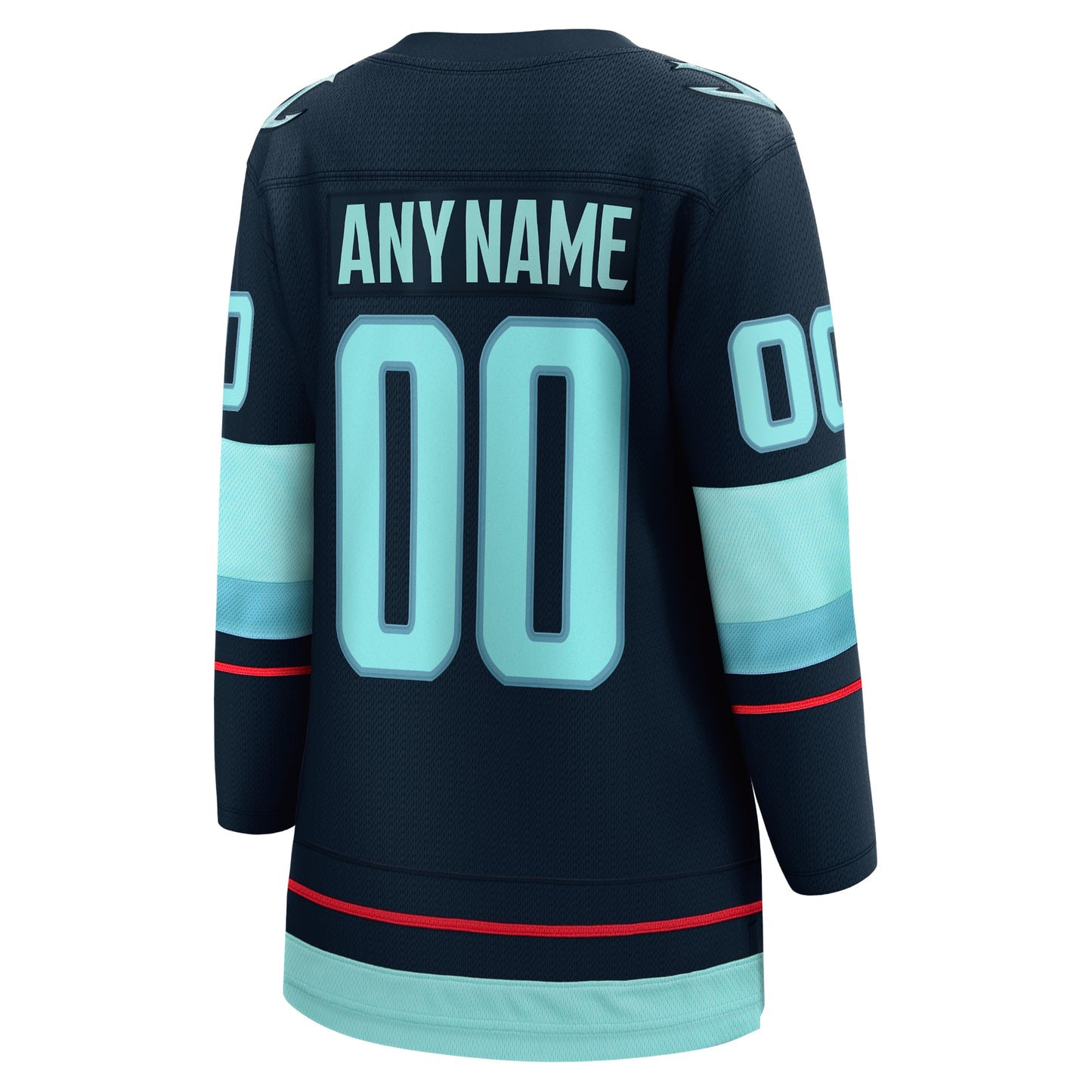 Seattle Kraken Fanatics Women's Home Breakaway Custom Jersey - Deep Sea Blue