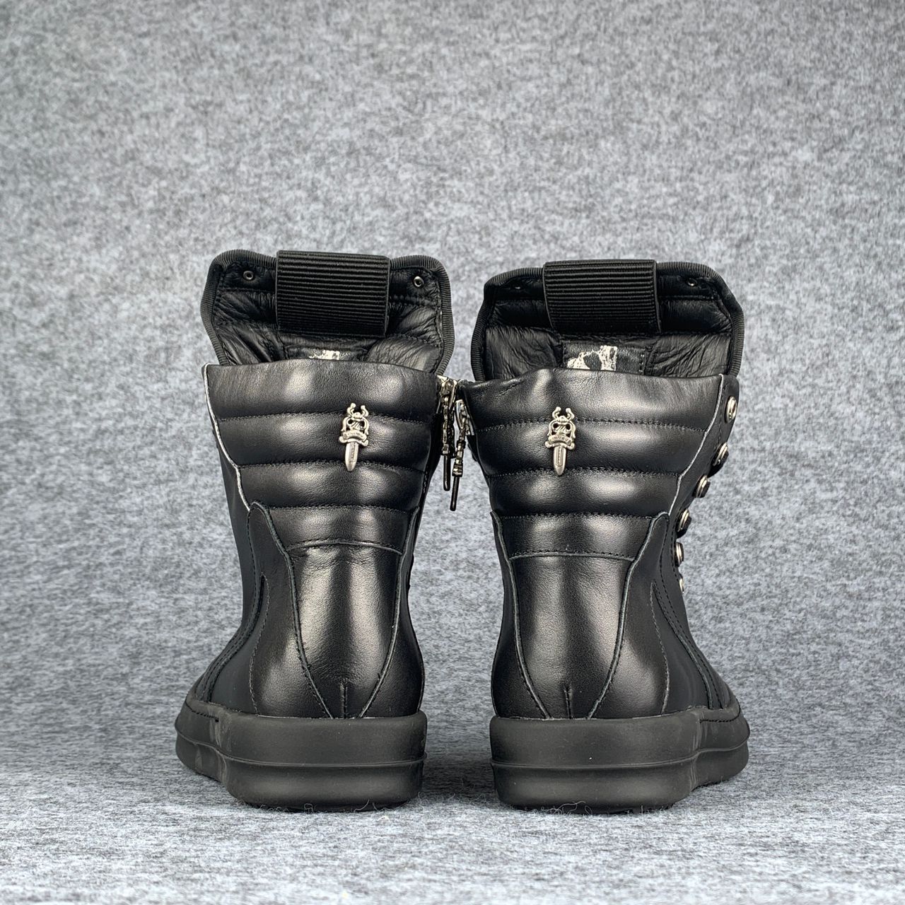 Chrome Hearts x Rick Owens Geobasket High 'Black