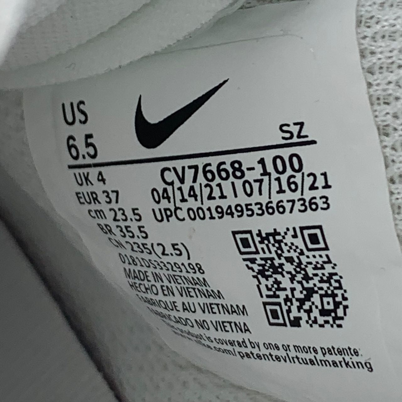 Swarovski x Nike Wmns Air Force 1 LXX 'White'