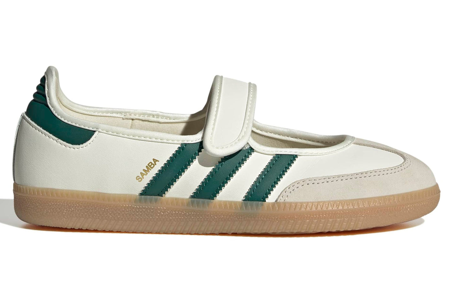 Adidas Samba Jane W - Off White/Collegiate Green/Gold Metallic