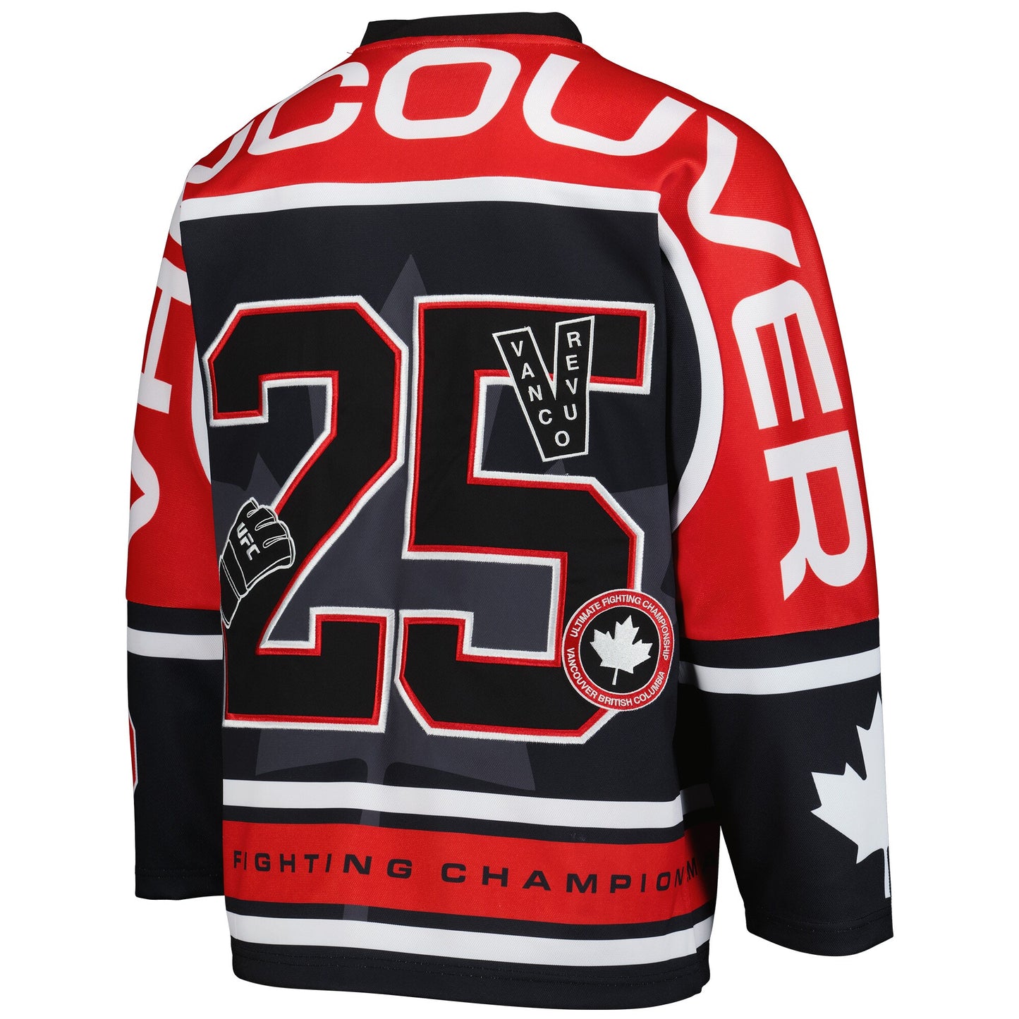 UFC Fight Night Vancouver Hockey Jersey - Red/Black