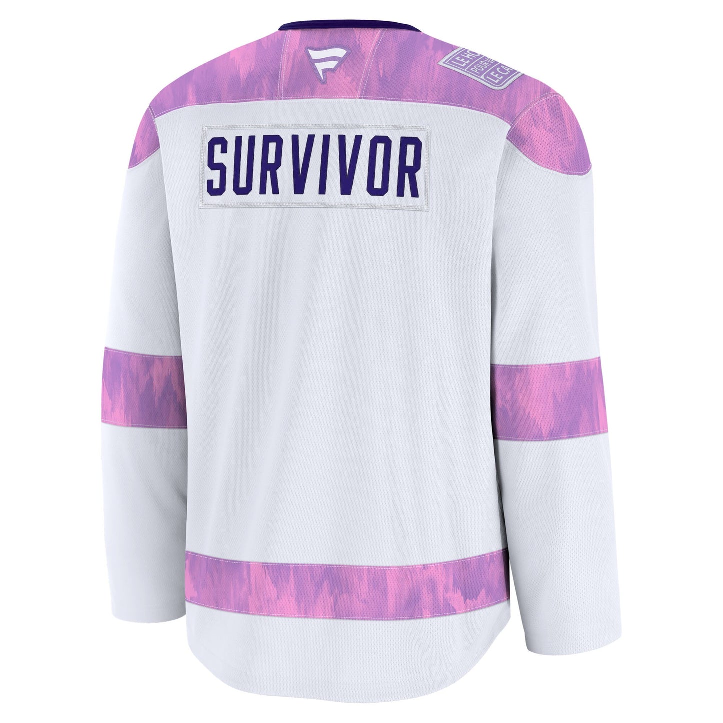 Utah Mammoth Fanatics Hockey Fights Cancer Survivor Practice Jersey - White