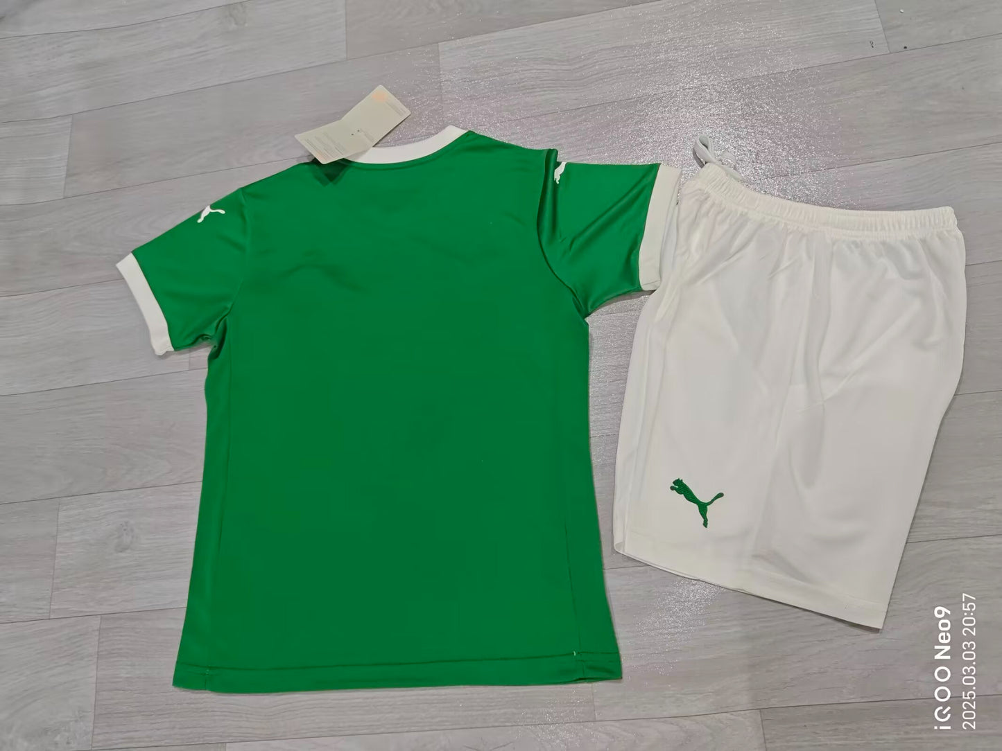 KIDS Palmeiras Home Kit (Jersey & Shorts Set)