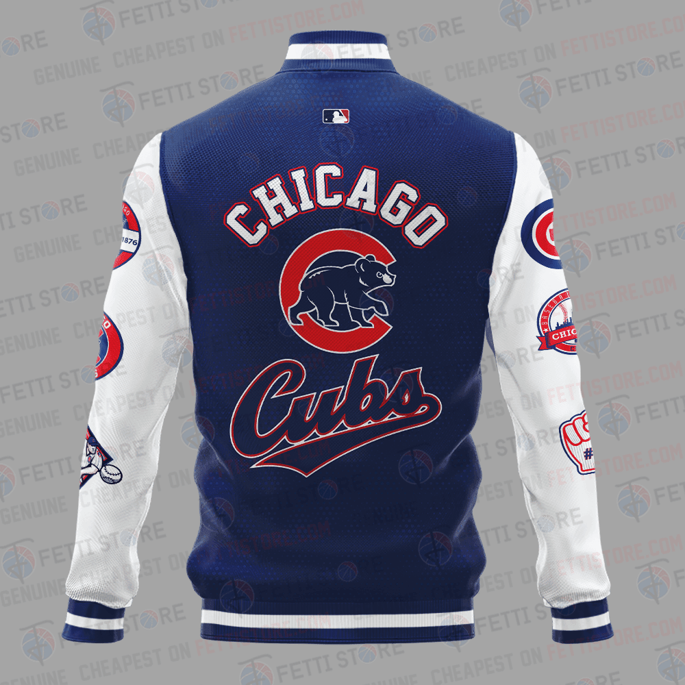 Chicago Cubs American League Baseball Varsity Jacket SH1 V1 - All-Over-Printed Jacket